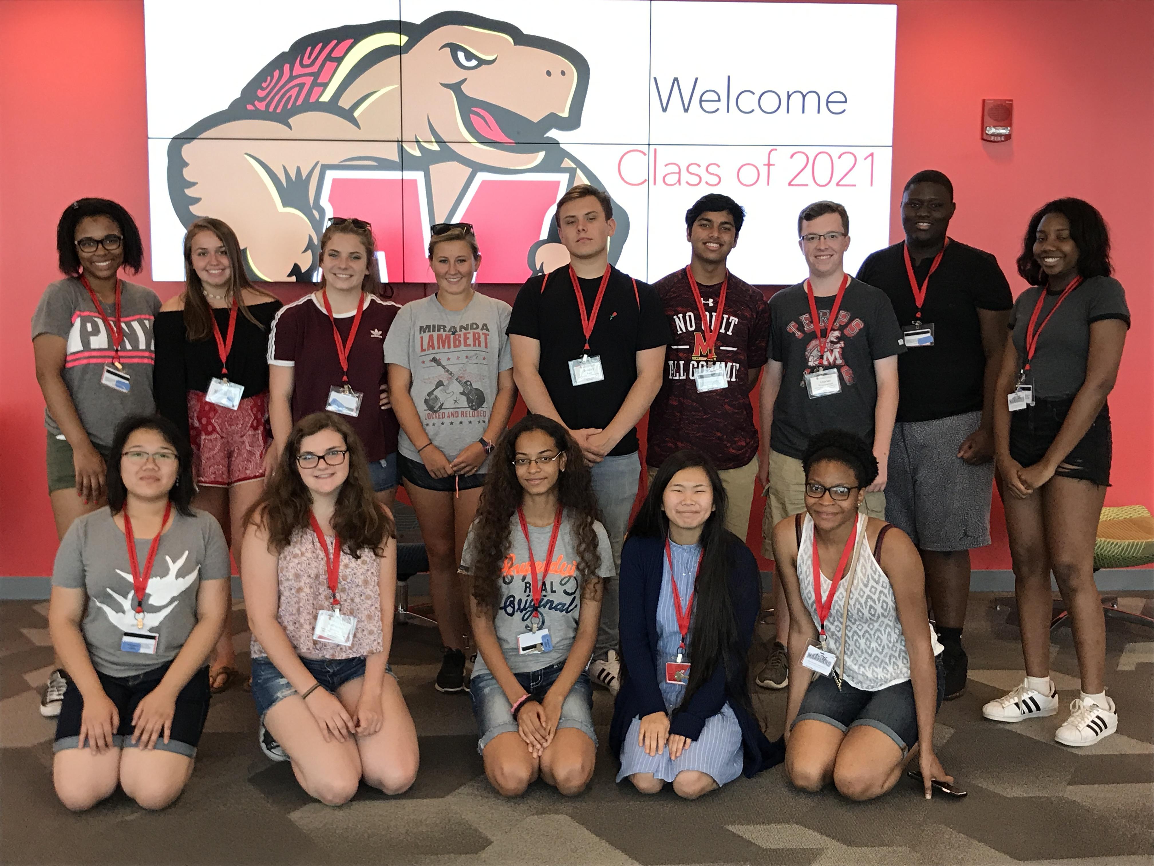 Carillon students at summer orientation