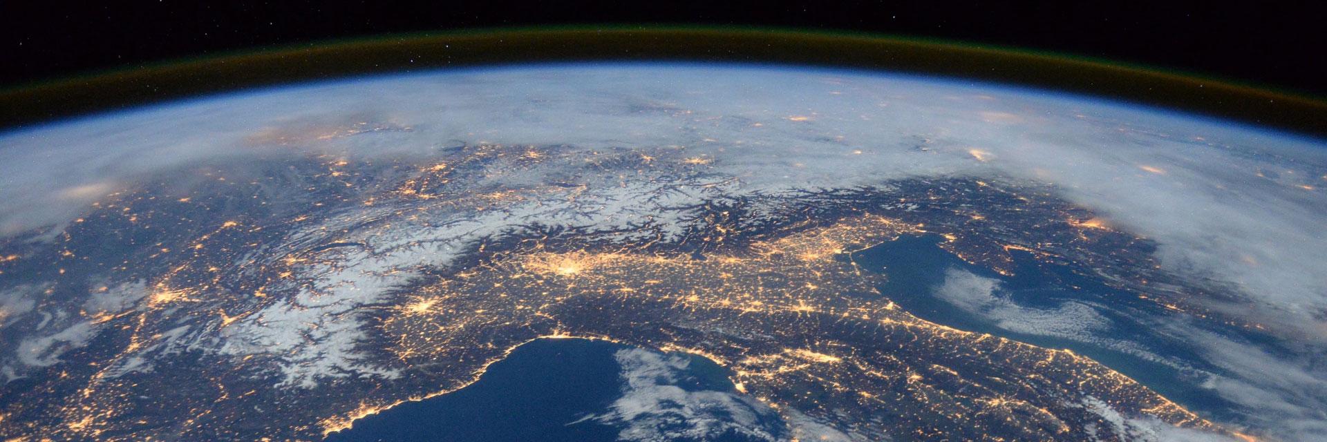 View of Earth from space