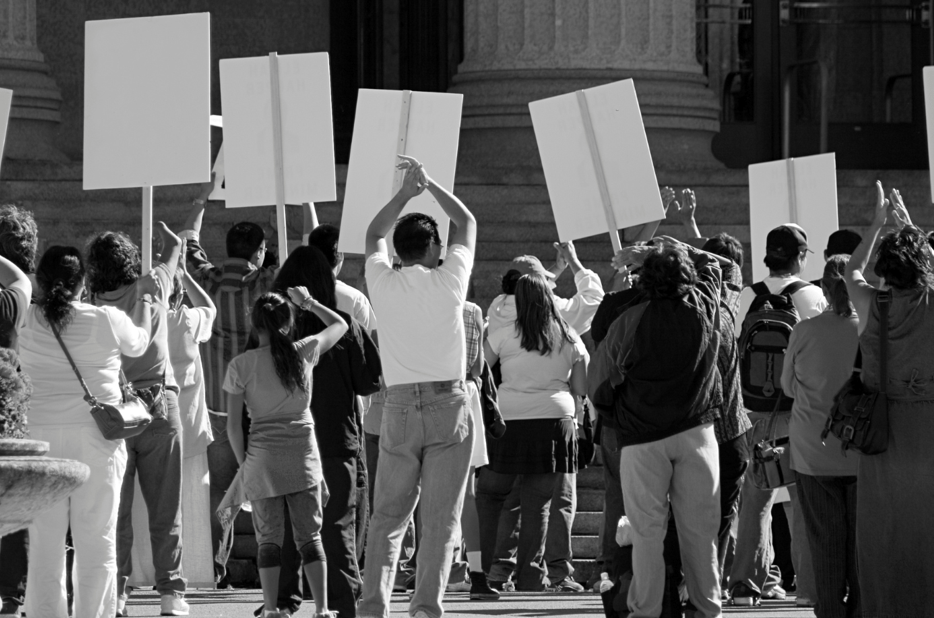 freedom fighting, protest, black and white